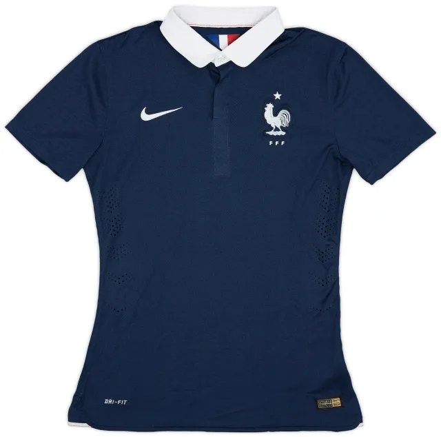Nike 2014-15 France Authentic Home Shirt - 8/10 - (M)