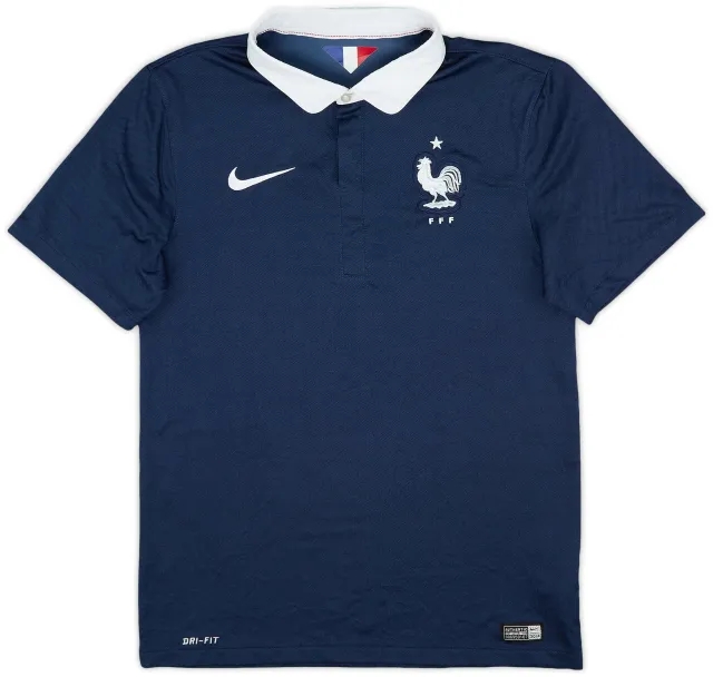 Nike 2014-15 France Home Shirt - 8/10 - (S)