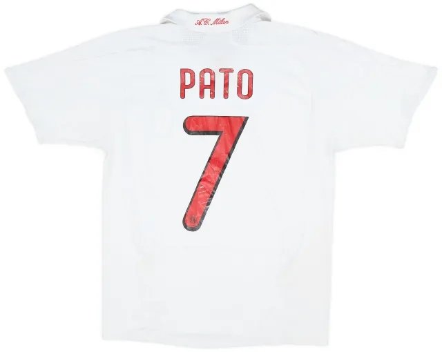 adidas 2007-08 AC Milan Away Shirt Pato #7 - 4/10 - (XL.Boys)