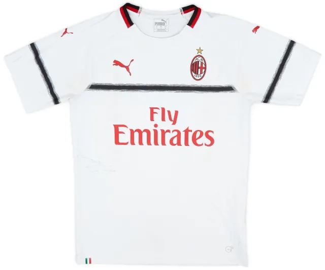 Puma 2018-19 AC Milan Authentic Away Shirt #32 - 4/10 - (M)