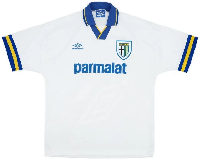 Umbro 1993-95 Parma Home Shirt - 8/10 - (XL)