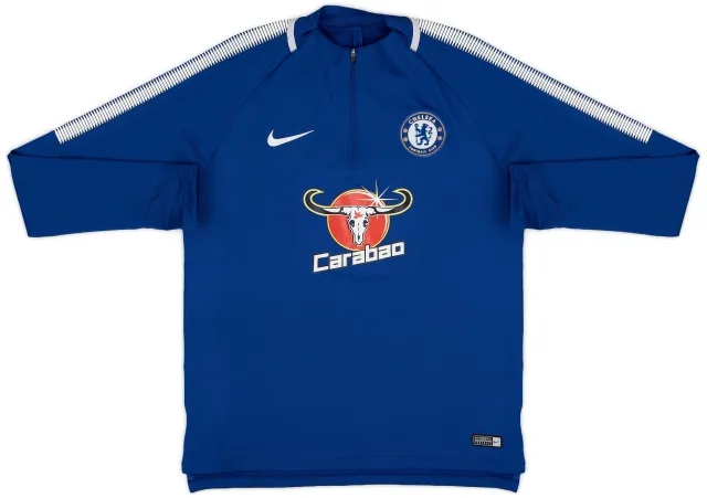 2017-18 Chelsea Nike 1/4 Zip Drill Top - 6/10 - (M)
