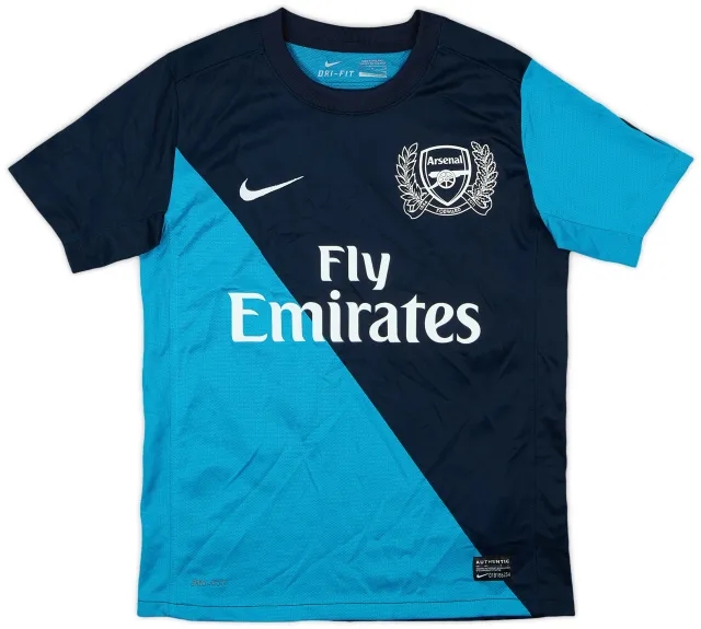 Nike 2011-12 Arsenal Away Shirt - 9/10 - (M.Boys)