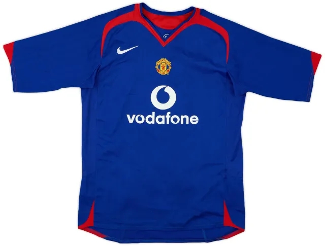 Nike 2005-06 Manchester United Away Shirt - 8/10 - (XL.Boys)