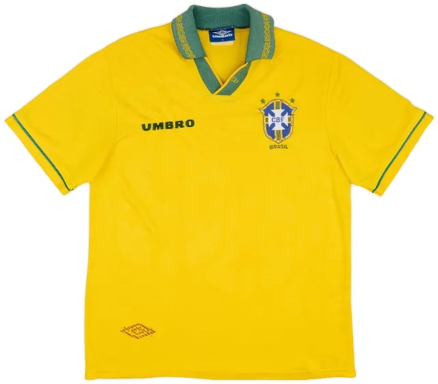 Umbro 1993-94 Brazil Home Shirt - 5/10 - (M)