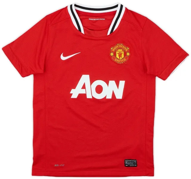 Nike 2011-12 Manchester United Home Shirt - 8/10 - (S.Boys)