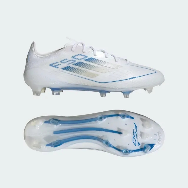 Adidas F50 Elite Fg Polar Victory - Footwear White/Silver Metallic/Bright Royal - ['White']