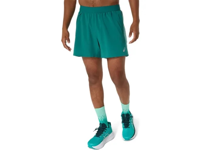 ASICS Road 5in Running Shorts Men - Turquoise