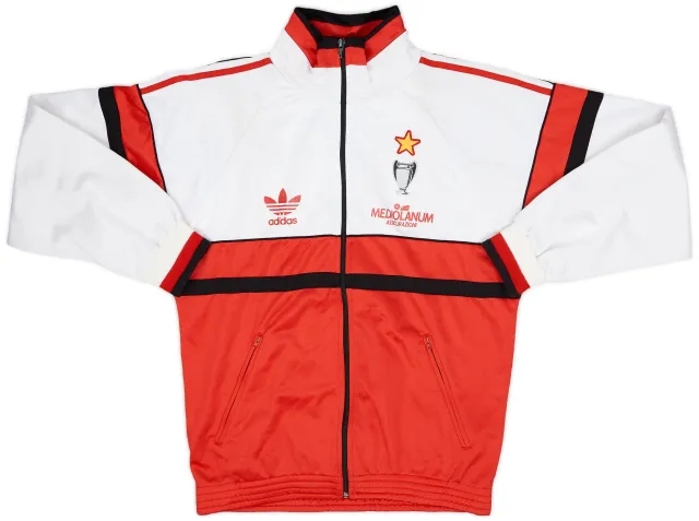 1990-92 AC Milan adidas Track Jacket - 6/10 - (M)