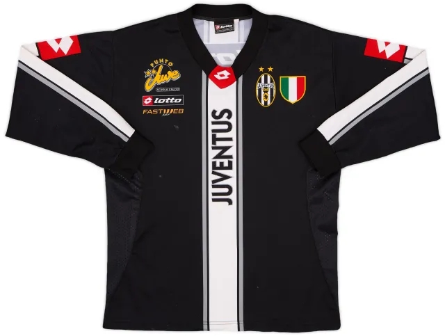 2002-03 Juventus Lotto 'Scuola Calcio' Training L/S Shirt - 6/10 - (XS)