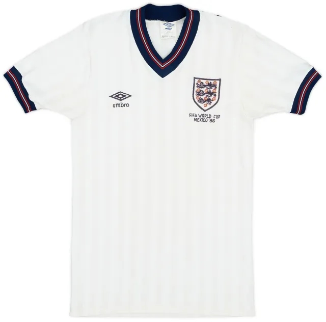 Umbro 1986 England 'World Cup' Home Shirt - 9/10 - (S)
