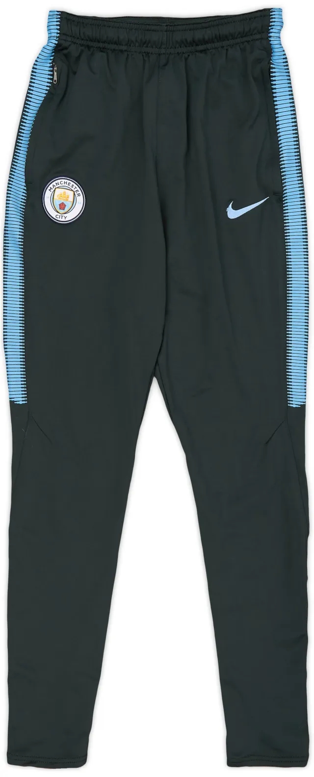 2017-18 Manchester City Nike Track Pants/Bottoms - 8/10 - (XL.Boys)