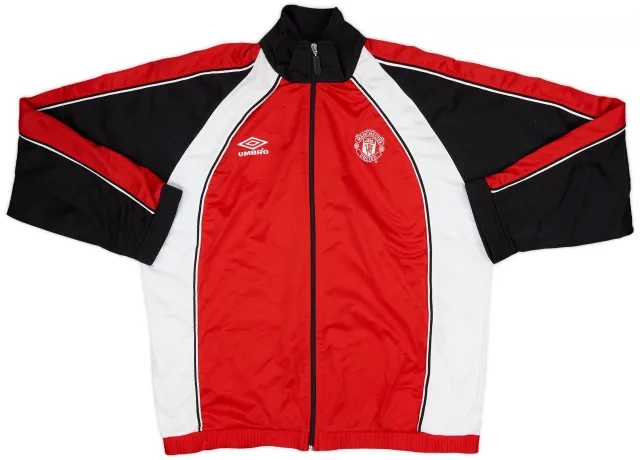 1999-00 Manchester United Umbro Track Jacket - 6/10 - (L)