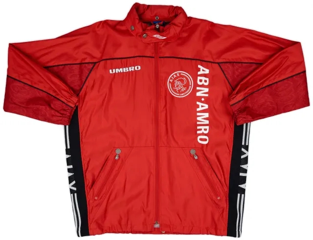 1995-96 Ajax Umbro Hooded Rain Jacket - 8/10 - (M)