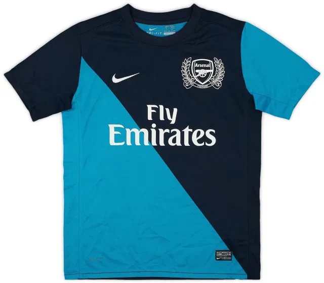 Nike 2011-12 Arsenal Away Shirt - 8/10 - (L.Boys)