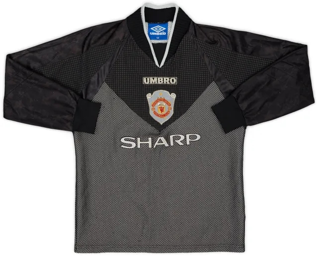 Umbro 1998-99 Manchester United GK Shirt - 8/10 - (L.Boys)