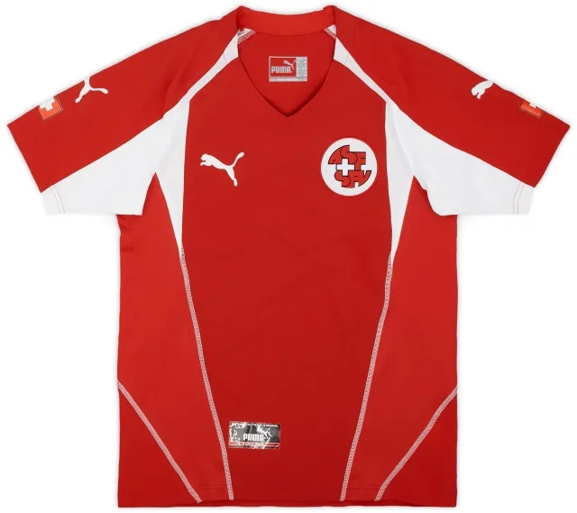 Puma 2004-06 Switzerland Home Shirt - 7/10 - (L.Boys)