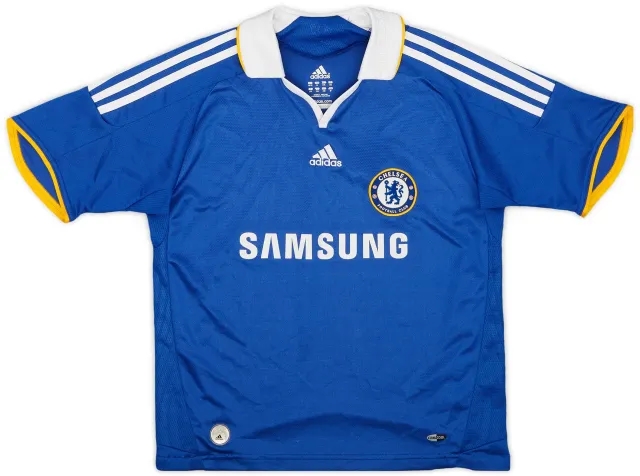 adidas 2008-09 Chelsea Home Shirt - 8/10 - (M.Boys)