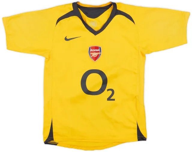 Nike 2005-06 Arsenal Away Shirt - 8/10 - (S.Boys)