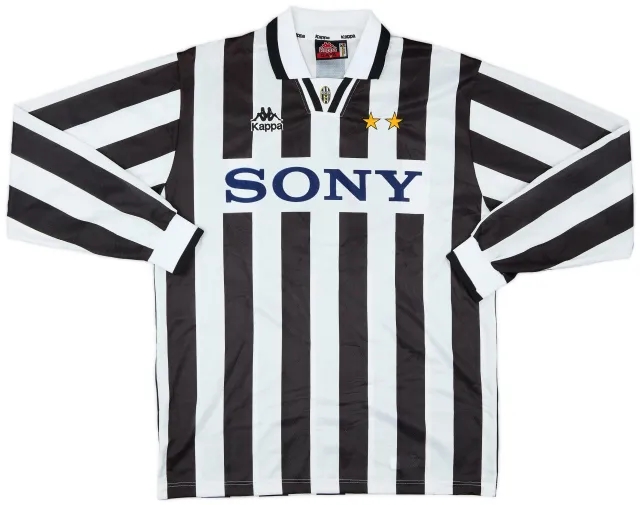 Kappa 1995-97 Juventus Home L/S Shirt #7 - 9/10 - (XL)