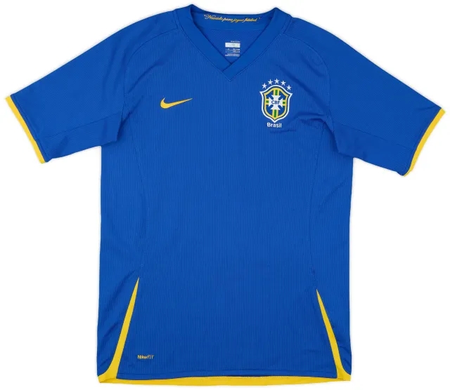 Nike 2008-10 Brazil Away Shirt - 9/10 - (XL.Boys)