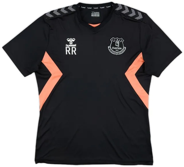 2020-21 Everton Hummel Staff Issue Training Shirt 'RR' - 9/10 - (L)