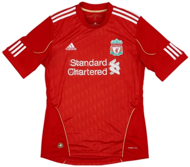 adidas 2010-12 Liverpool Home Shirt - 4/10 - (M)