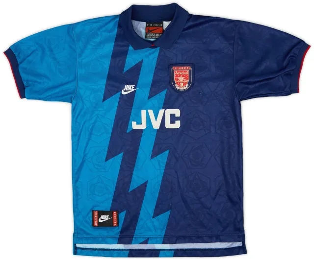 Nike 1995-96 Arsenal Away Shirt - 8/10 - (L.Boys)