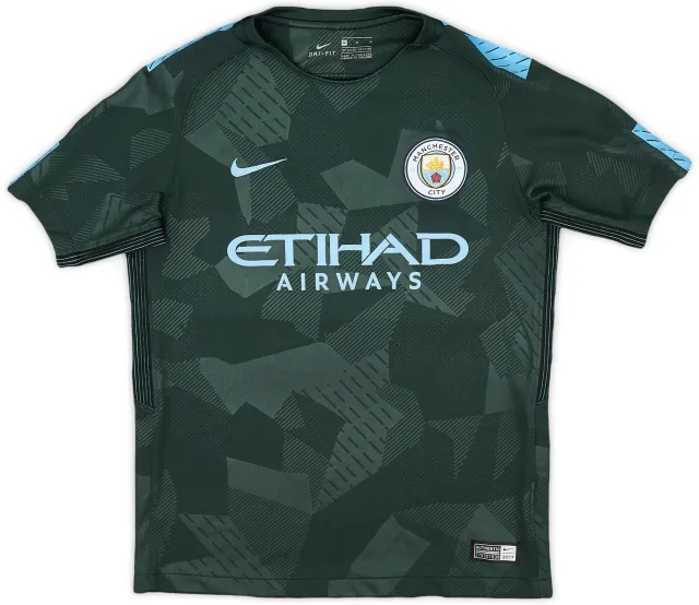 Nike 2017-18 Manchester City Third Shirt - 8/10 - (M.Boys)