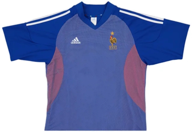 adidas 2002-04 France Home Shirt - 4/10 - (L)