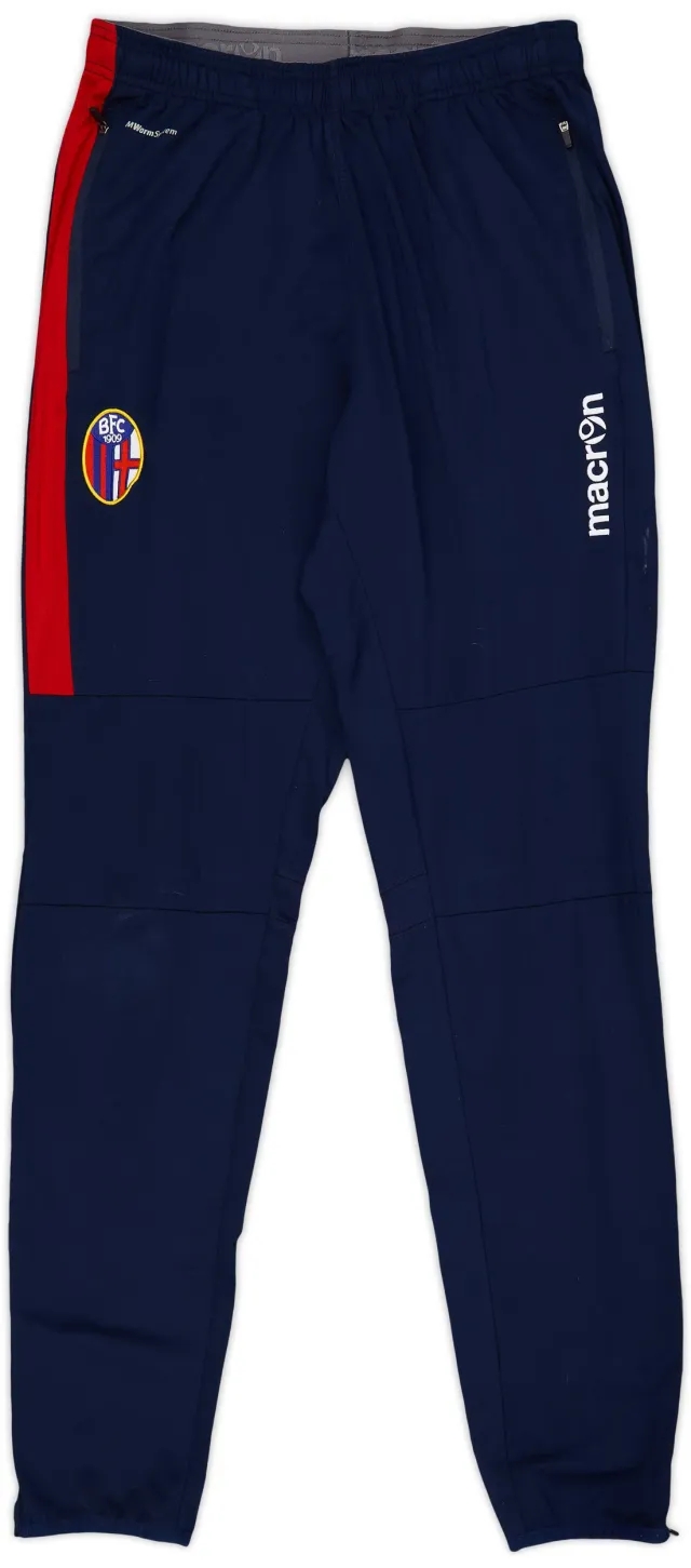 2010-11 Bologna Macron Track Pants/Bottoms - 9/10 - (L)
