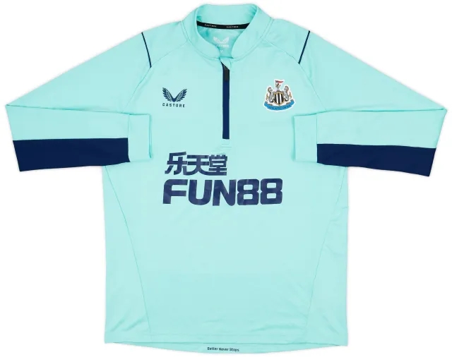 2022-23 Newcastle Castore 1/4 Zip Drill Top - 9/10 - (M)