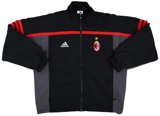 2000-01 AC Milan adidas Track Jacket - 9/10 - (L)