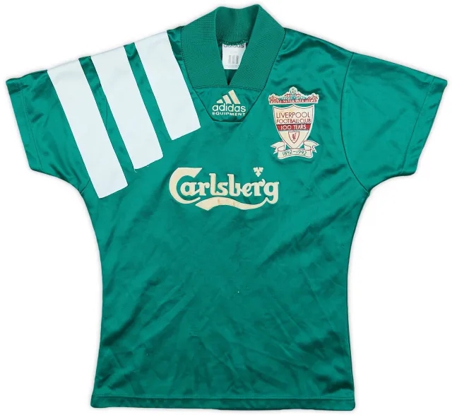 adidas 1992-93 Liverpool Centenary Away Shirt - 5/10 - (S.Boys)