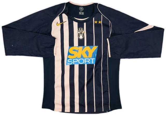 Nike 2004-05 Juventus Away L/S Shirt - 4/10 - (S)