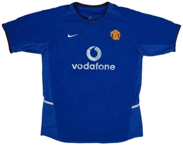 Nike 2002-03 Manchester United Third Shirt - 8/10 - (XL.Boys)