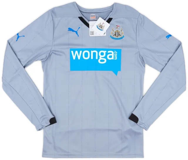 Puma 2014-15 Newcastle Player Issue Away L/S Shirt (M)