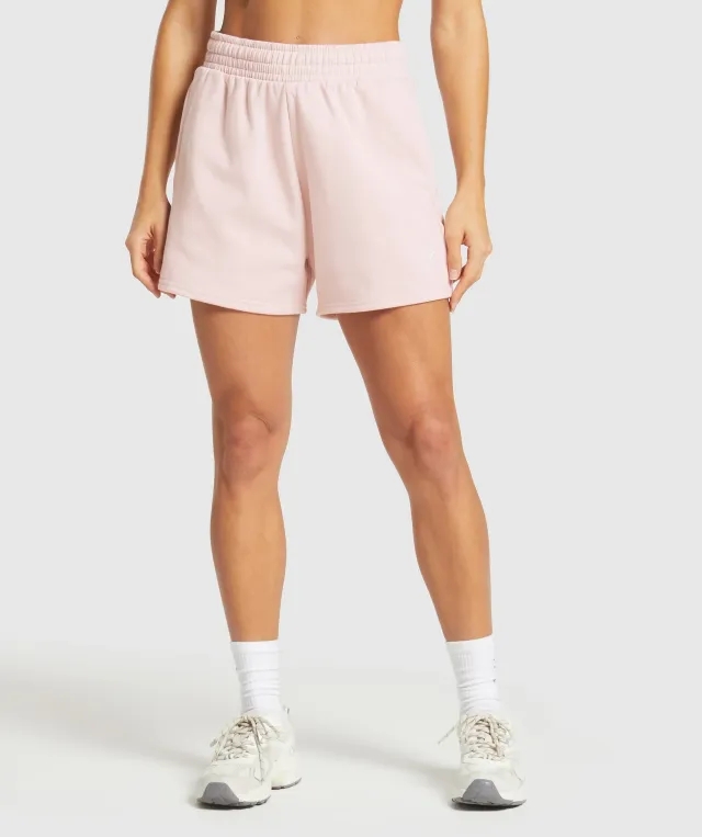 Gymshark Training Fleece Shorts - Fair Pink