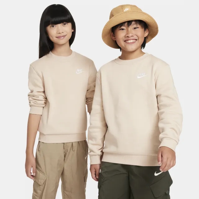 Nike Club Unisex Sweatshirts - Brown