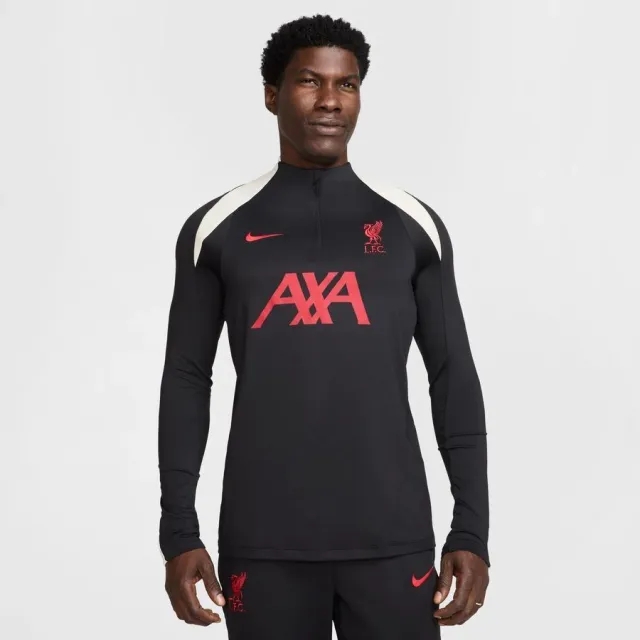 Nike Liverpool FC Strike Drill Top - Black - Mens