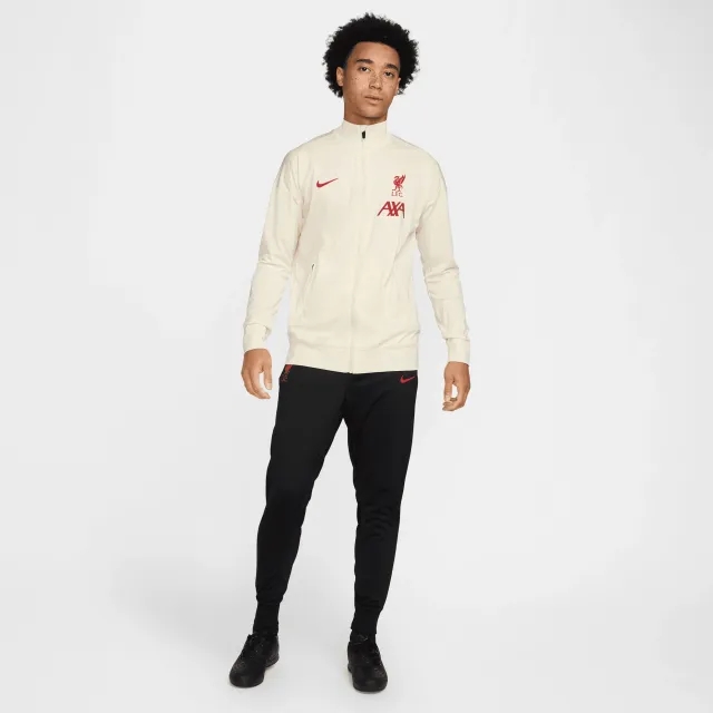 Liverpool Nike Strike Training Tracksuit - Coconut Milk/Black