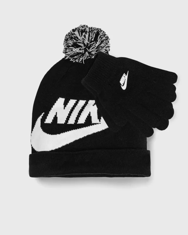 Nike NAN SWOOSH POM BEANIE GLOVE SET