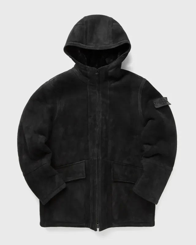 Stone Island GHOST SUEDE SHEEPSKIN HOODED JACKET