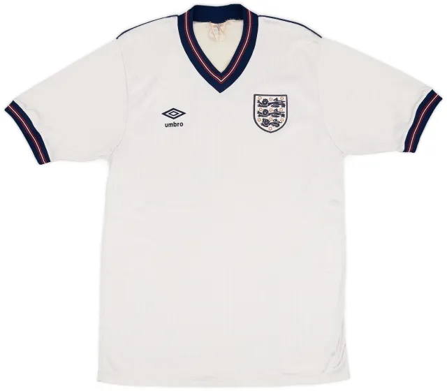 Umbro 1984-87 England Home Shirt - 6/10 - (L)