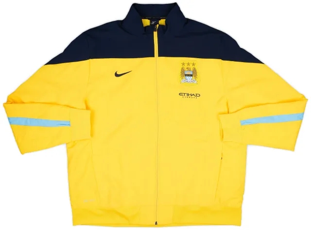 2014-15 Manchester City Nike Track Jacket - 8/10 - (XL)