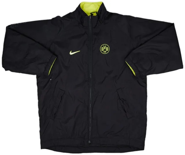 1997-98 Borussia Dortmund Nike Reversible Padded Bench Coat - 7/10 - (XL)