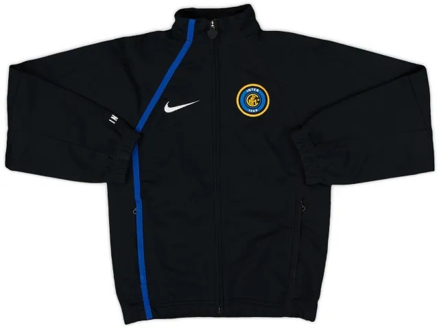 2007-08 Inter Milan Nike Track Jacket - 9/10 - (XS.Boys)