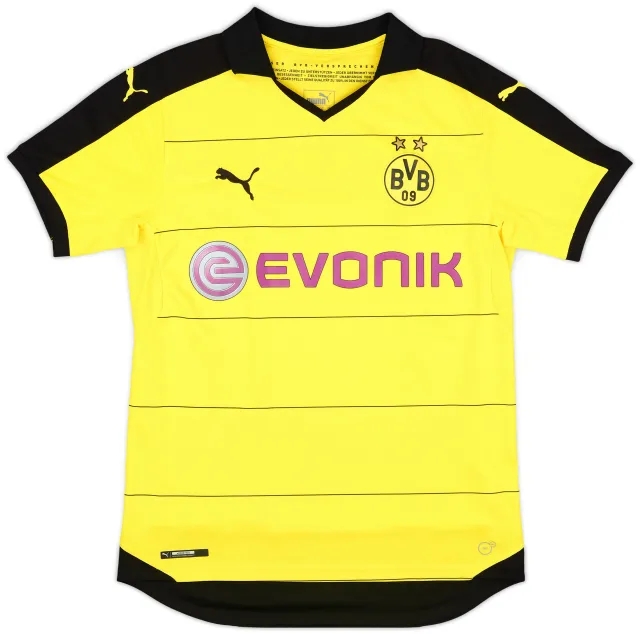 Puma 2015-16 Borussia Dortmund Home Shirt - 7/10 - (M)