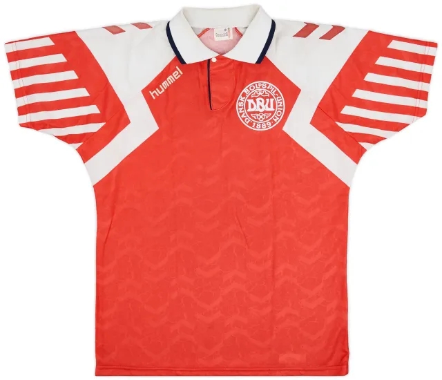 Hummel 1992-93 Denmark Home Shirt - 6/10 - (XL)
