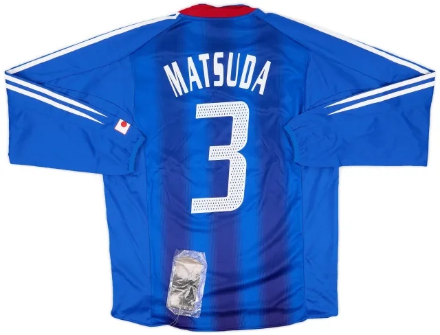 adidas 2004-06 Japan Authentic Home L/S Shirt Matsuda #3 (L)